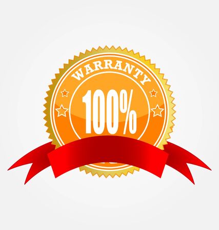 sticker-warrantyのイラスト素材