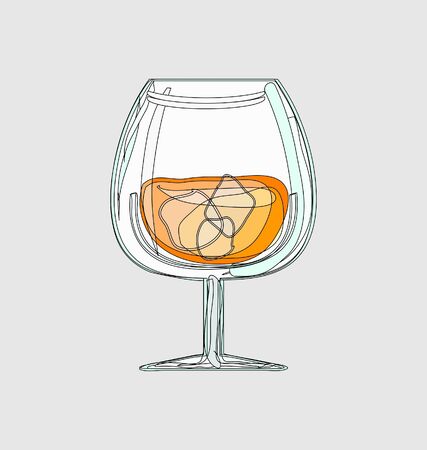 coctail glass のイラスト素材