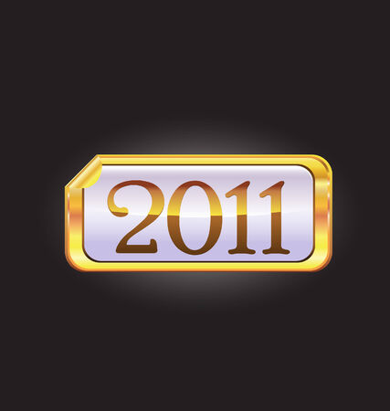2011 happy new year templateのイラスト素材