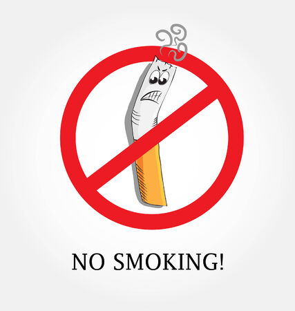 no smoking symbolのイラスト素材