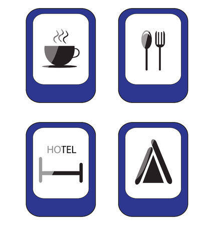 travel icons set のイラスト素材