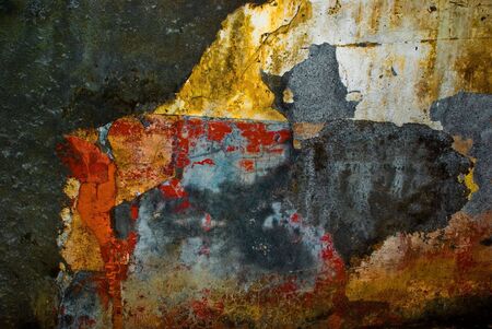 Closeup of an old wall taken on Madeira, Portugal.の写真素材