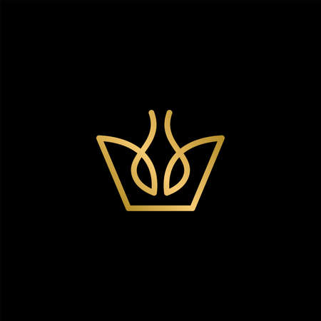 lab crown goldのイラスト素材