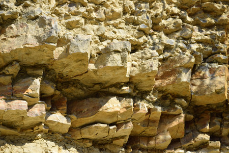 Rock outcrop in a disused quarry