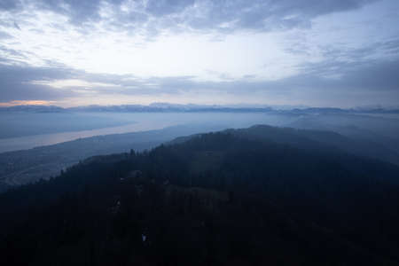 Wonderful view over Zurich. Lovely place.の写真素材