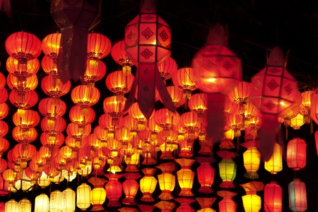 Asian lanternsの写真素材