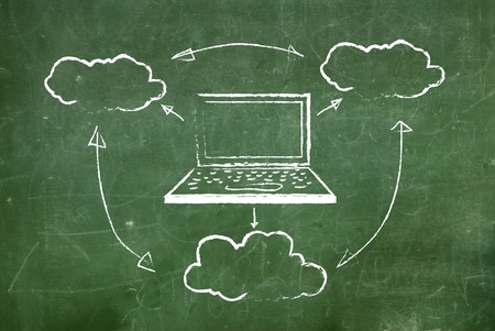 tablet pc, education,cloud の写真素材