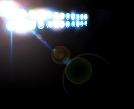 Stage Spotlight with Laser raysの写真素材