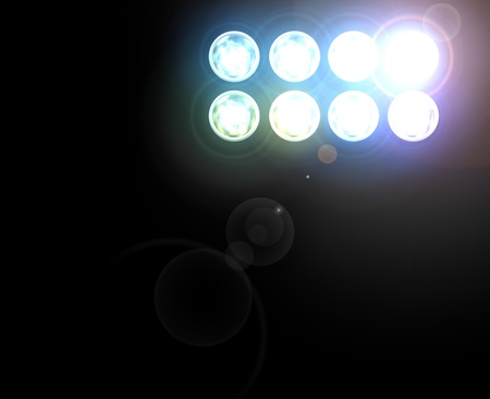  Spotlight with Laser raysの写真素材