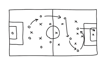 Soccer gameの写真素材