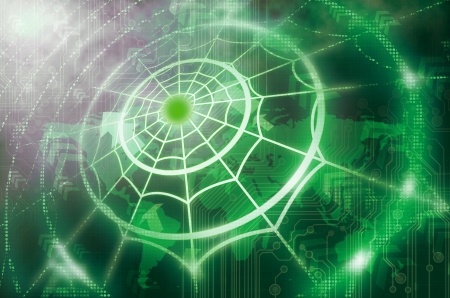 Green social network pattern の写真素材