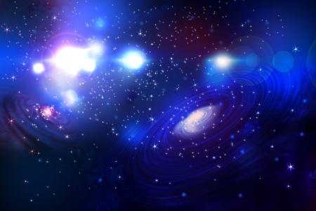 Orion in the universe の写真素材
