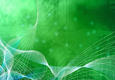 Green abstract background の写真素材