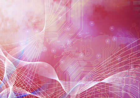 Red abstract background の写真素材