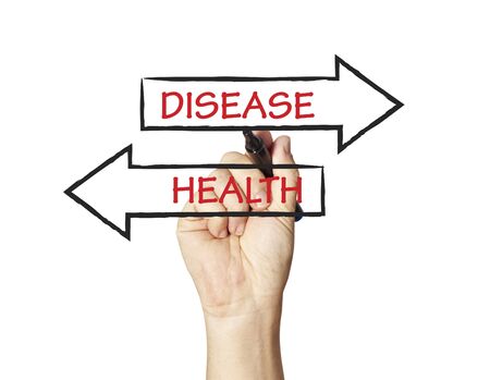 Disease Or Health Directions On arrow の写真素材