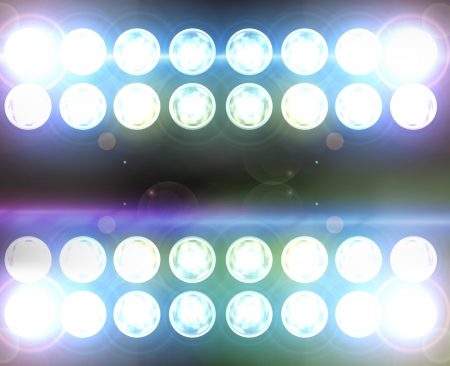 Stage Spotlight with Laser rays の写真素材