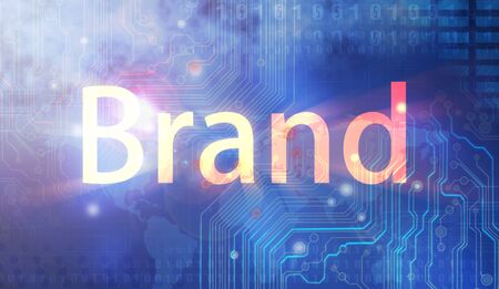 Brand Full collection of icons の写真素材