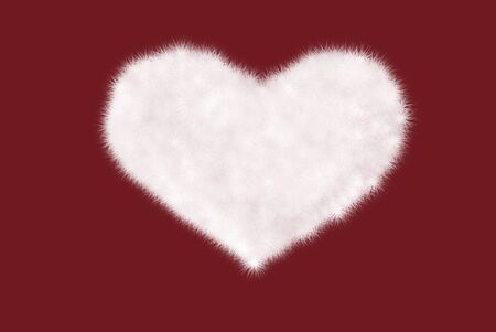 Heart from paper Valentines の写真素材