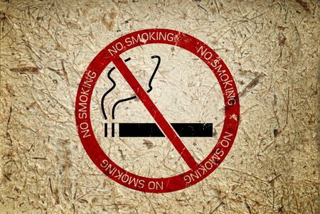 No smoking symbol grunge background  の写真素材