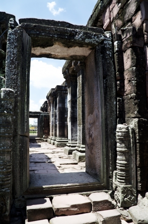 khmer architecture in phimai,Thailand  の写真素材