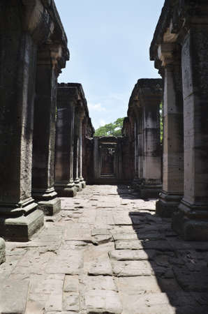 khmer architecture in phimai,Thailand  の写真素材