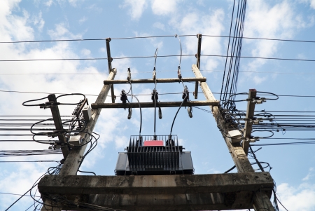 Transformer electricの写真素材