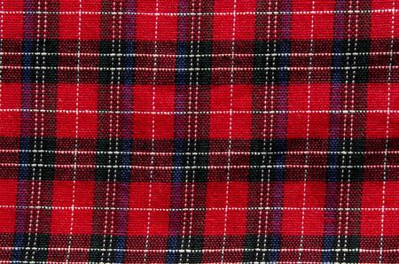 Fabric red backgroundの写真素材