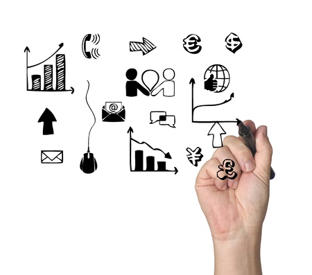 business idea conceptの写真素材