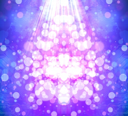bokeh background of Christmaslightの写真素材
