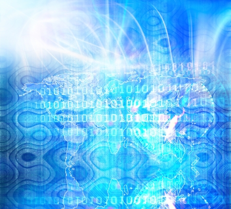 Computer Software Binary Codeの写真素材