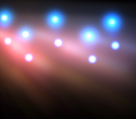 Row of floodlights の写真素材