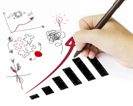 business idea conceptの写真素材