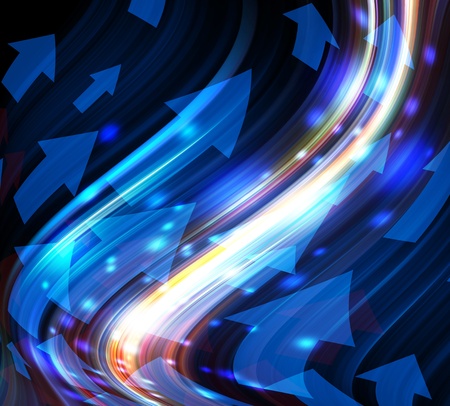 Abstract colored with arrows の写真素材
