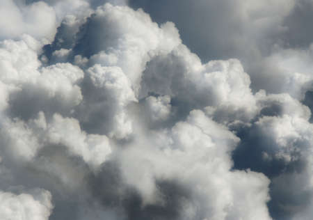Dramatic sky with stormy clouds