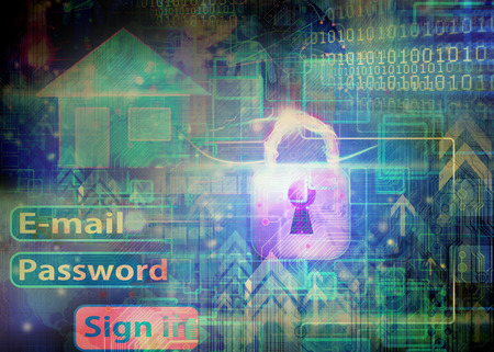 Lock backgroundの写真素材