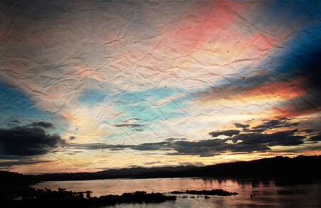 Sky and cloudsの写真素材