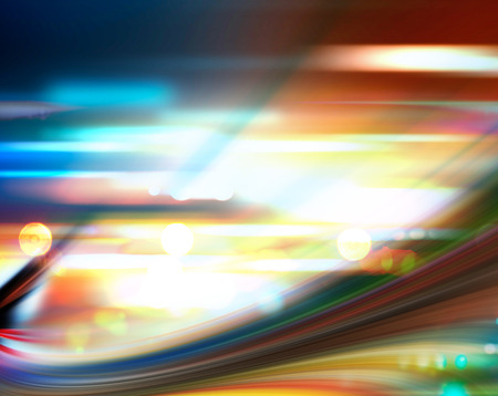 Abstract night acceleration Speed in motionの写真素材