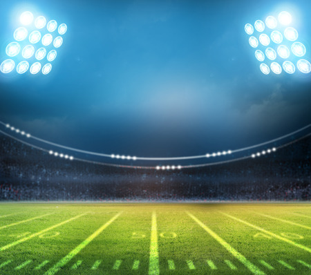 american football stadium 3D rendering.の写真素材