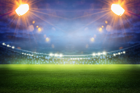 stadium in lights and flashes 3d.の写真素材