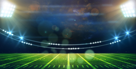 American Soccer Stadium 3d renderingの写真素材