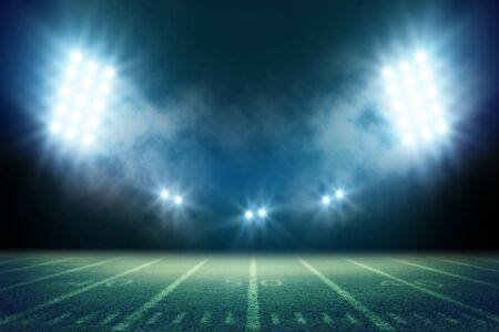 American Soccer Stadium 3d rendering - Illustrationの写真素材