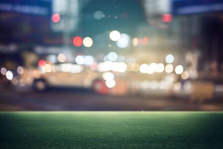 lights at night and stadium 3d renderの写真素材
