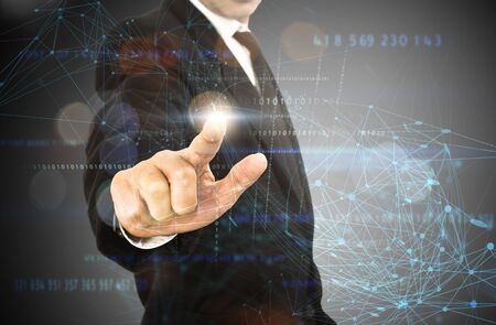 Media technologies for business concept.の写真素材