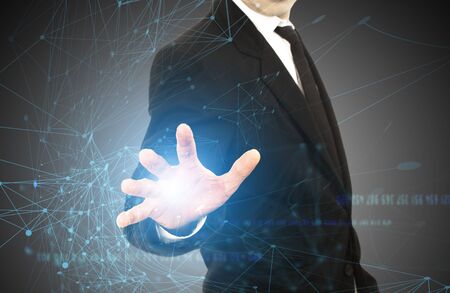 Media technologies for business concept.の写真素材