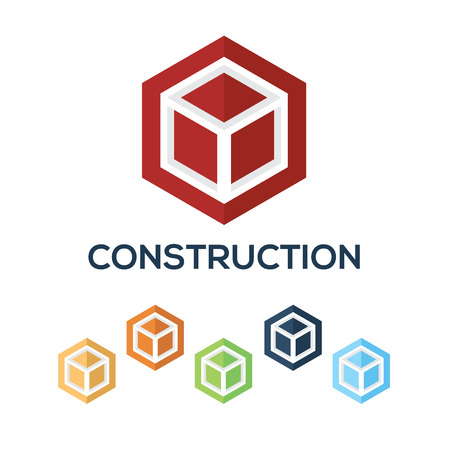 Letters Y set,Hexagon vector logo design templateのイラスト素材