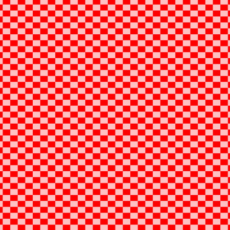Red and white checkered background. Seamless pattern.
