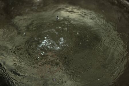 The moisture of the river