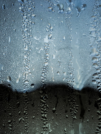 Drops of water from cold storage tanks.の写真素材