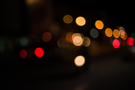 Night light bokeh background.の写真素材