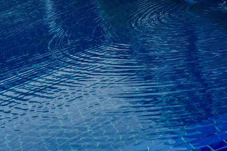 Water lisp in the swimming pool.の写真素材